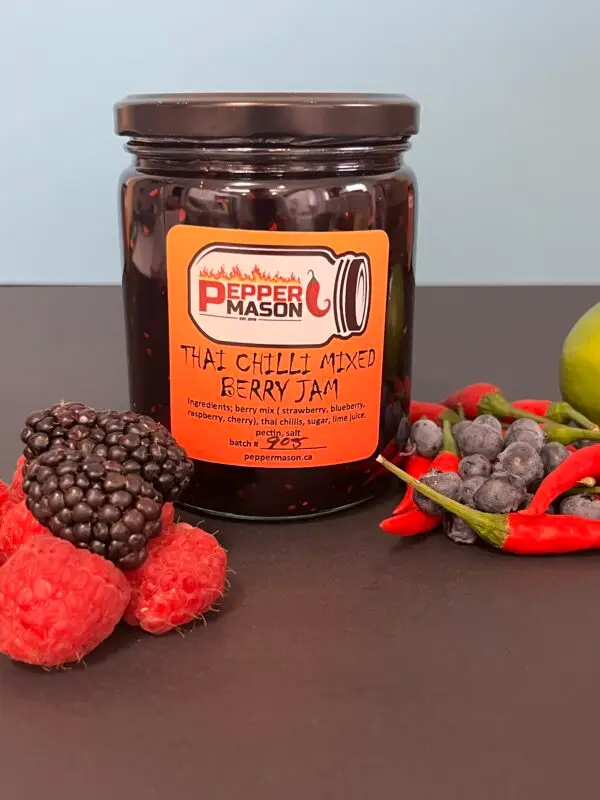 Thai chilli mixed berry jam
