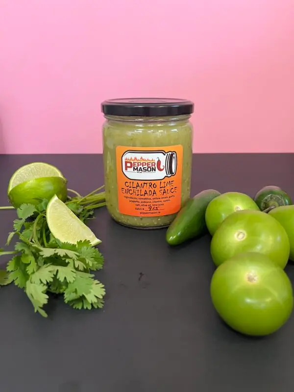 Cilantro lime enchilada sauce