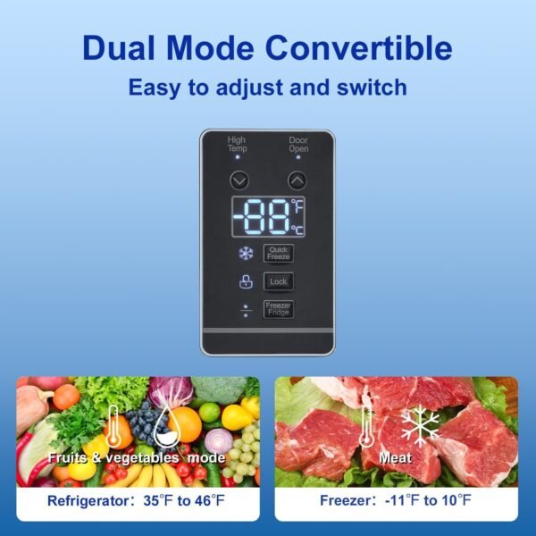 SMETA Dual Mode Fridge Freezer