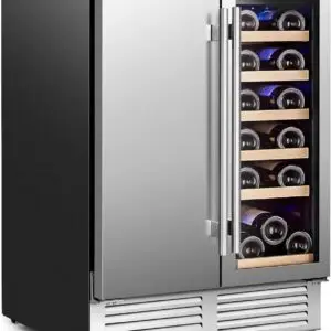 COSTWAY Wine and Beverage Refrigerator