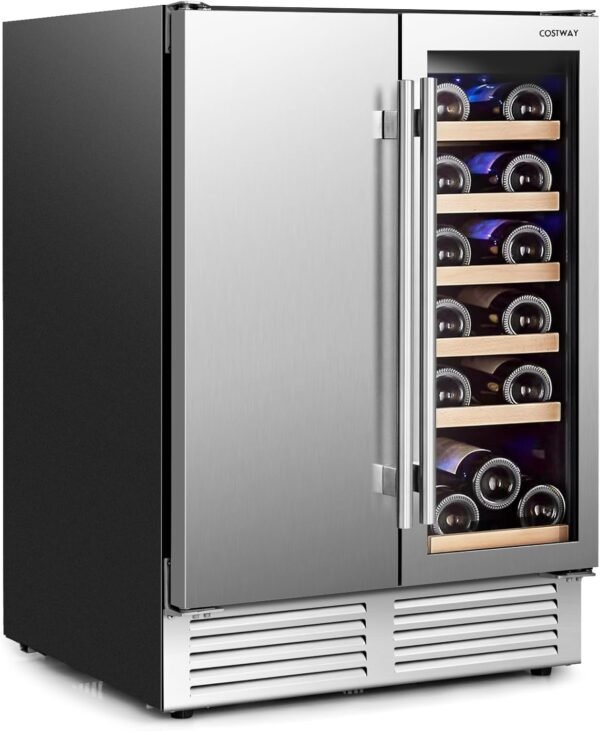 COSTWAY Wine and Beverage Refrigerator