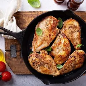 KICHLY cast iron skillet