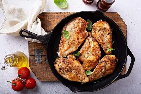 KICHLY cast iron skillet