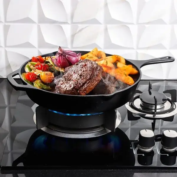 KICHLY cast iron skillet