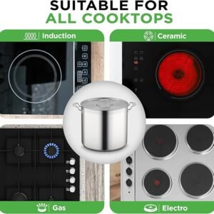 NutriChef Stock pot all cooktops