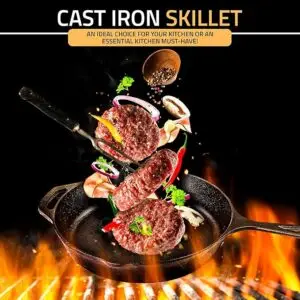 KICHLY cast iron skillet
